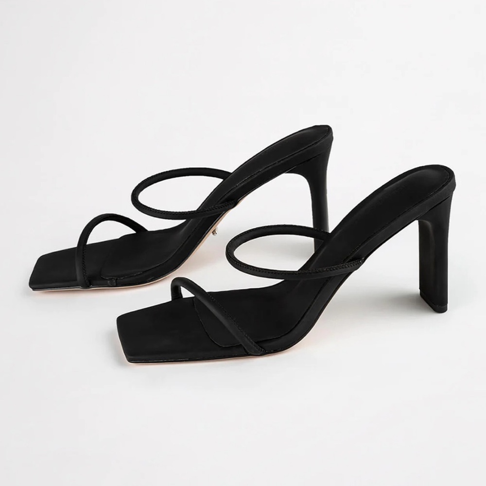 Tony Bianco Ives Black Sandals TTS